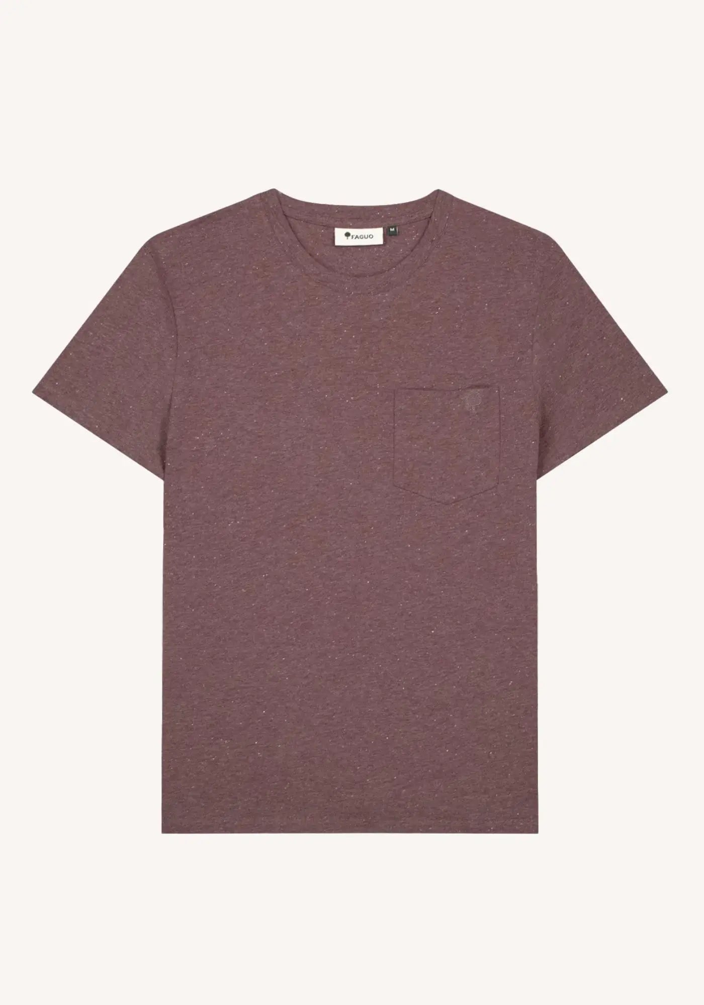 Le t-shirt Olonne violet de chez Faguo