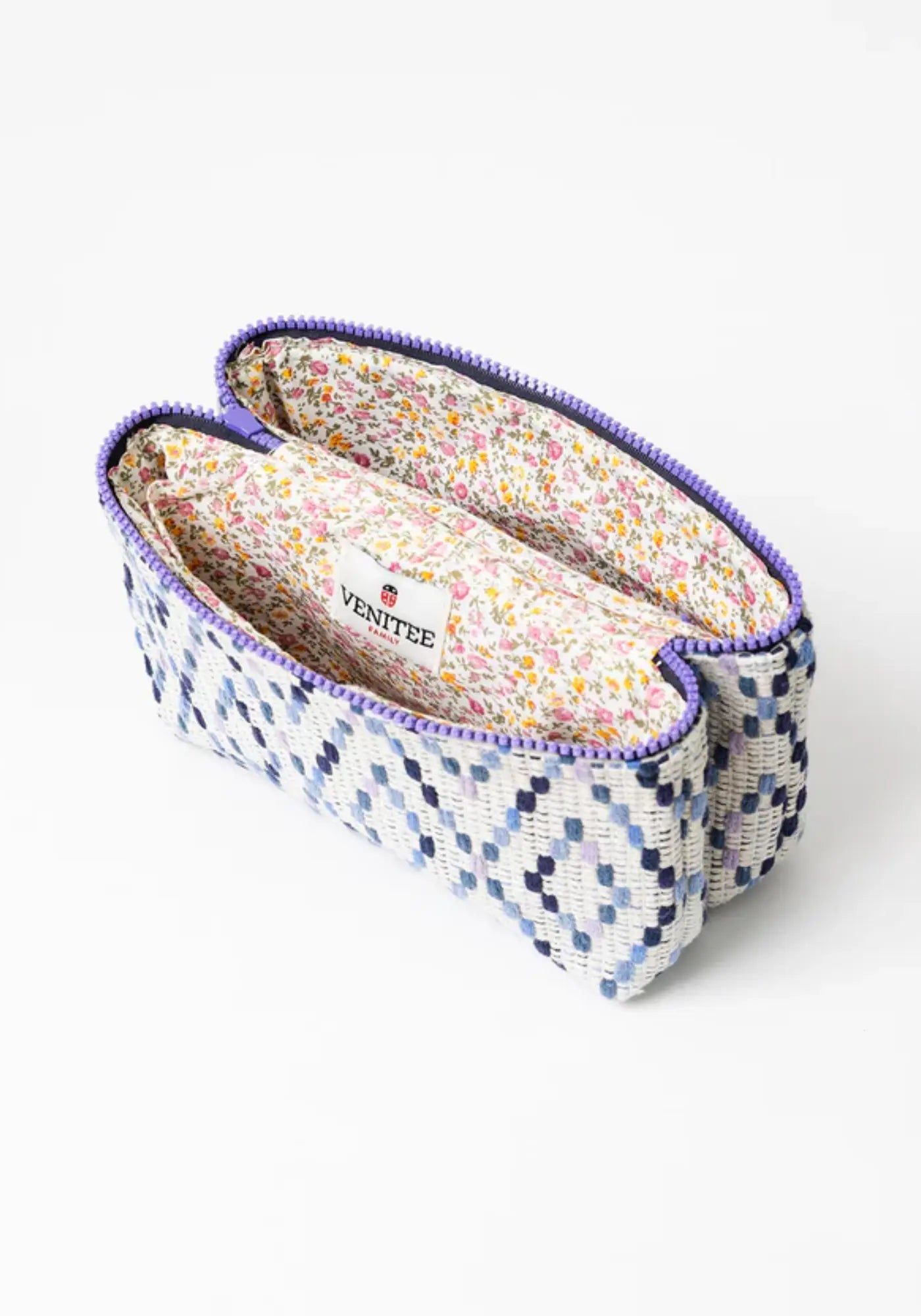 L'intérieur de la trousse twin M granny de chez Venitee