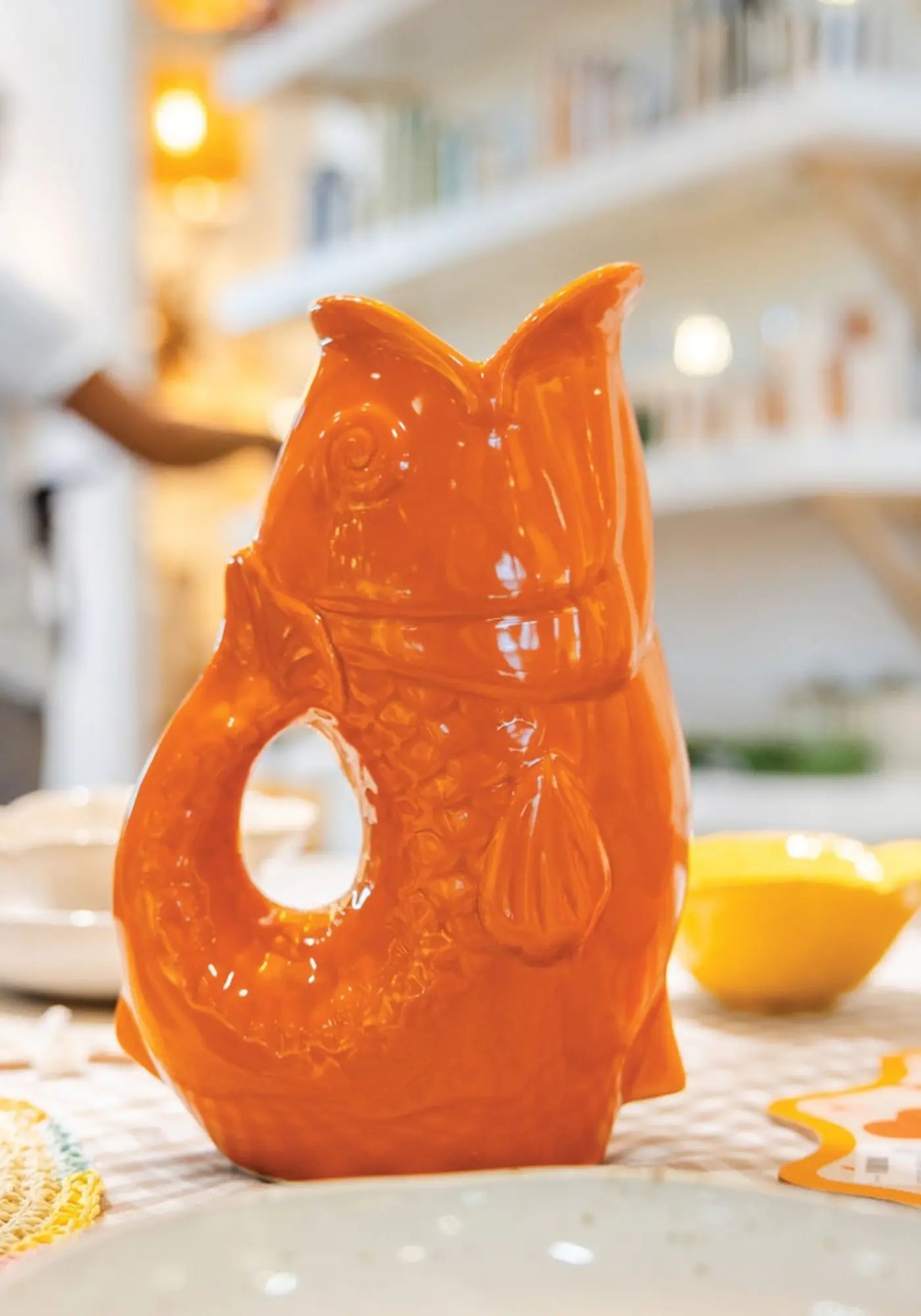 Le vase pichet poisson orange de chez Opjet