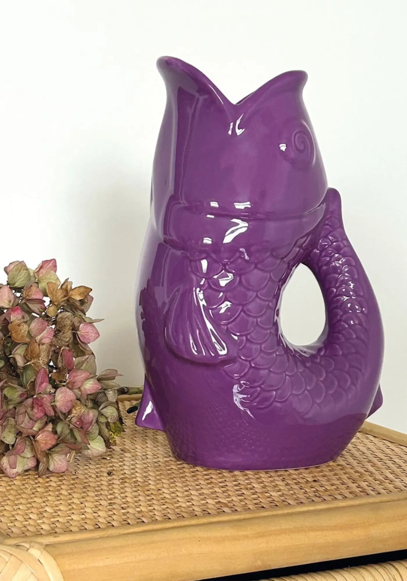 Le vase pichet poisson violet de chez Opjet
