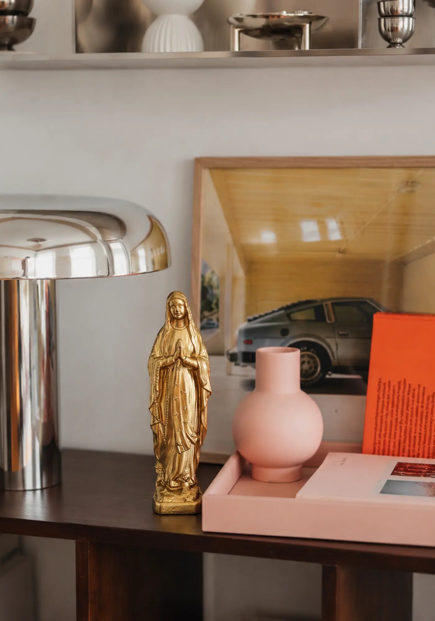 La vierge de 17 cm doré de chez Sapristi Store 
