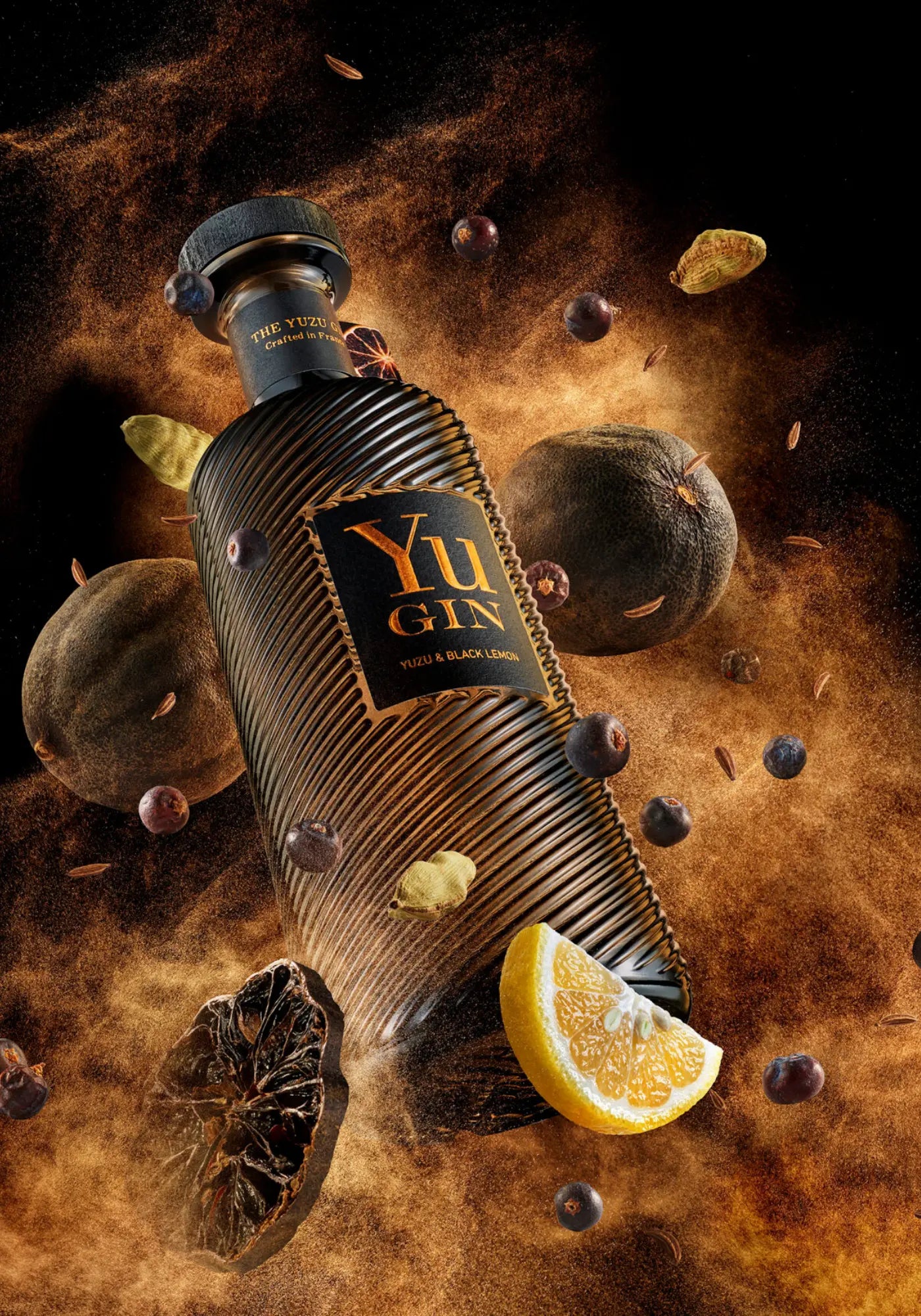 Le Gin black lemon de chez Pardela Spirits