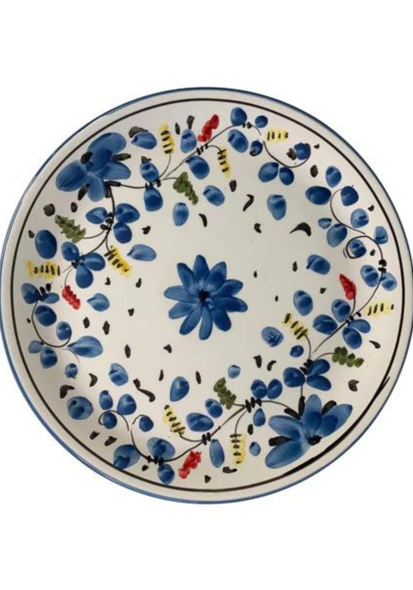 molleni-assiette-bleu-motif-fleurs-cigoire