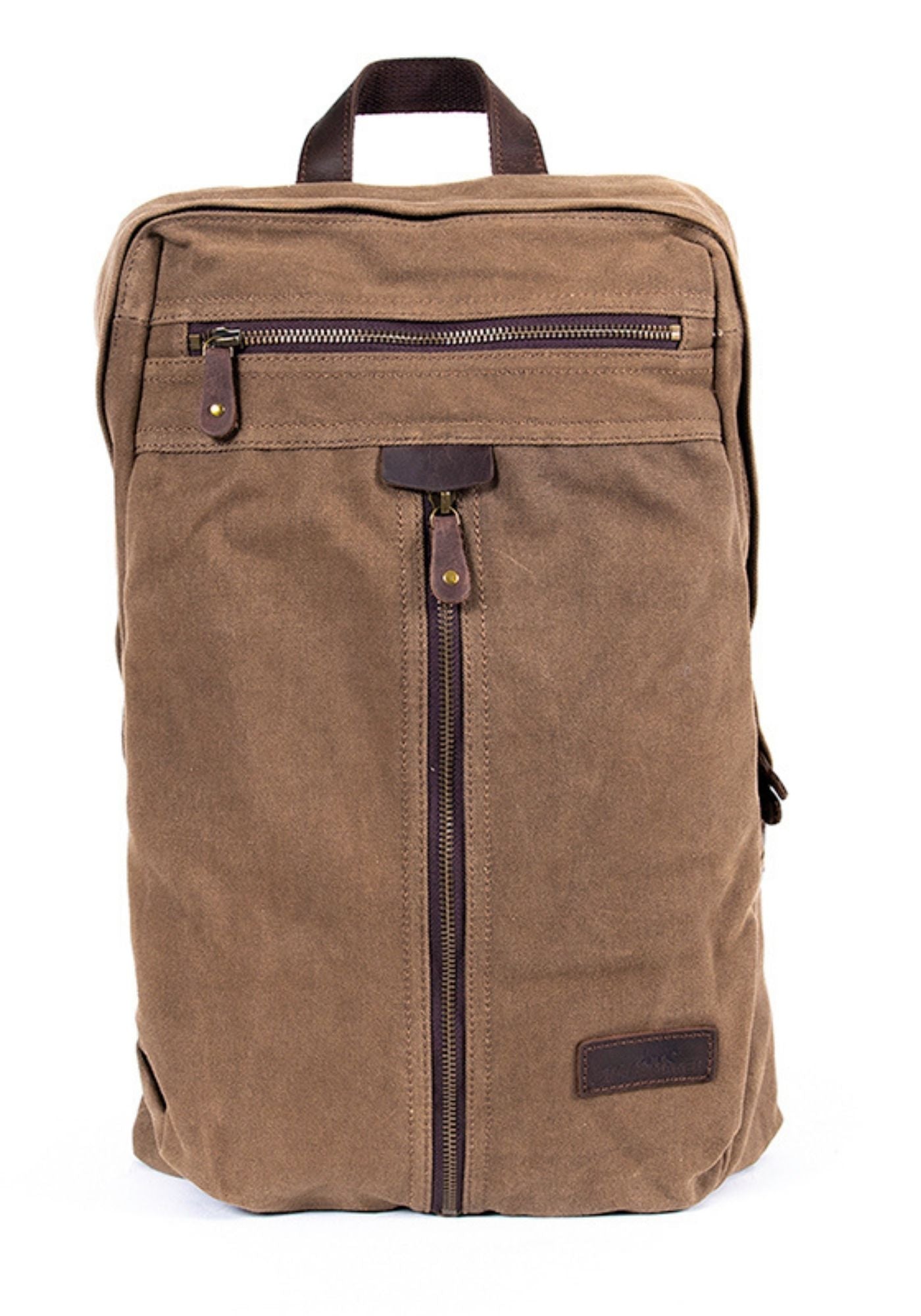 Buckle & Seam Leder Rucksack Mik Braun/Blau - acheter sur Buckle & Seam Leder Rucksack Mik Braun/Blau - acheter sur